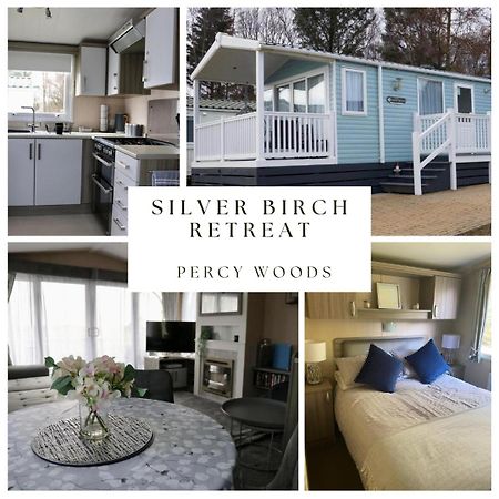 Silver Birch Retreat - Percy Woods Country Retreat With 18 Hole Free Golf Alnwick Bagian luar foto